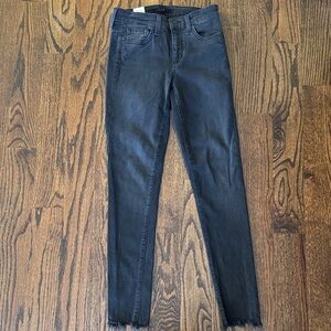 Joe's Jeans Dark Faded Black Skinny Jeans